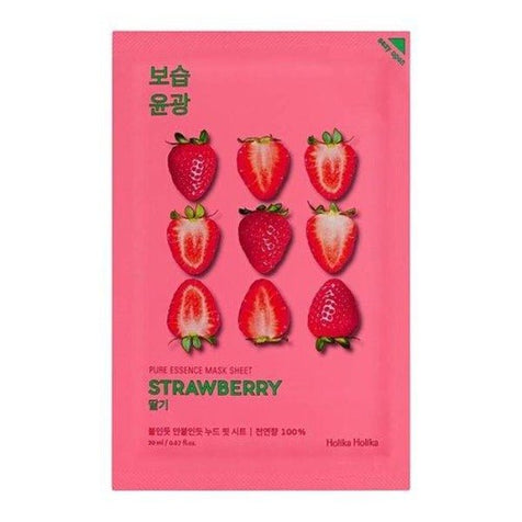 [Holika Holika] Pure Essence Mask Sheet Strawberry - Fresh Mask Korean Beauty