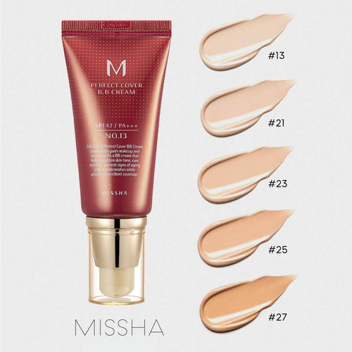 [Missha] M Perfect Cover BB Cream SPF42 PA+++ - Fresh Mask Korean Beauty