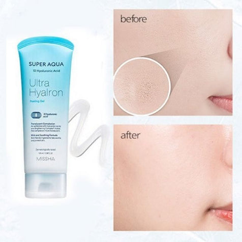 [Missha] Super Aqua Ultra Hyalron Exfoliating Gel - Fresh Mask Korean Beauty