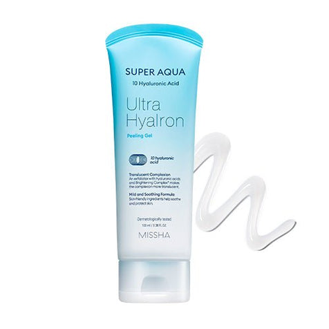 [Missha] Super Aqua Ultra Hyalron Exfoliating Gel - Fresh Mask Korean Beauty