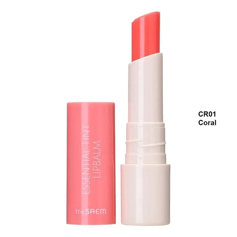 [The Saem] Saemmul Essential Tint Lip Balm - 2 Colors - Fresh Mask Korean Beauty